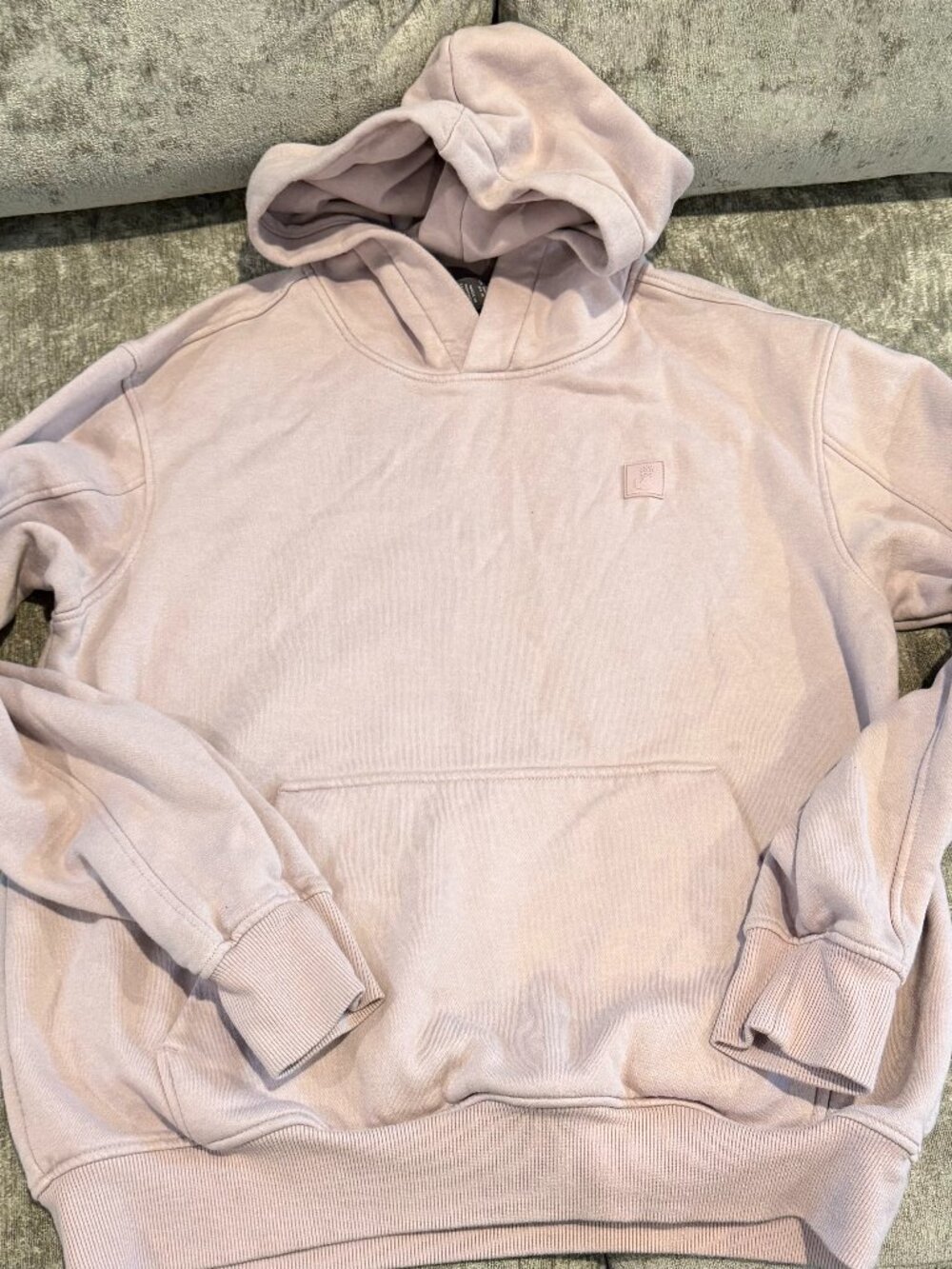 H&M pink hoodie with front pocket - Size M